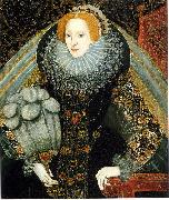 unknow artist Portrait of Elizabeth I of England Sweden oil painting artist